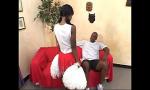 Vidio Bokep Black cheerleader Lady Armani fucked on red couch online