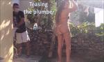 Bokep Sex Teasing the plumber - slut wife and band cuckold r hot