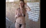 Film Bokep ty blonde cutie in micro bikini flashing on the be mp4