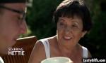 Nonton Video Bokep ty granny Hettie makes out with this hot stud Rob  2019