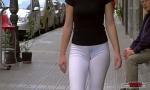 Bokep Hot Walking around the city flashing her cameltoe in s mp4