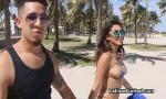 Bokep Full Flawless bikini Latina goes from beach to cock online