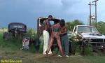 Bokep Full brutal african outdoor threesomey