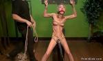 Vidio Bokep Skinny blonde anal toyed in hogtie mp4