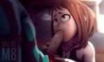 Bokep Video My Hero Academia Ochaco Sucks and Fucks Deku &lpar