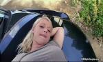 Bokep Baru SEXY young blonde Czech jogger is p for sex in a p gratis