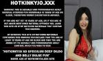 Film Bokep Hotkinkyjo XO speculumma; gapema; deep dildo and b