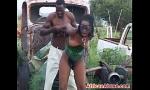 Download video Bokep African babe ebony sy fucks outdoor in bondage thr terbaik