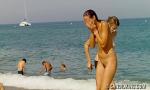 Bokep Baru Nudist caught at the beach! hot