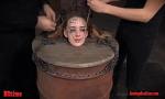 Download video Bokep Bdsm babe trapped in a barrel and electrified mp4