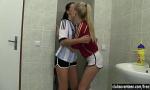 Nonton Bokep Teen lesbians fuck in bathroom online