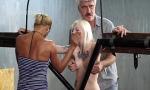 Nonton Video Bokep Blonde slave in BDSM action 2019