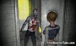 Bokep Baru 3D cartoon blonde gets fucked hard by a zombie