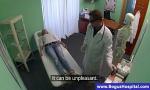 Bokep HD Doctor rubs his blonde patient small tits