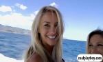 Video Bokep Terbaru Badass babes swam in shark cage and snowboarding w mp4