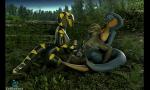 Nonton video bokep HD Snakes having fun in the woods (animation by  3gp online