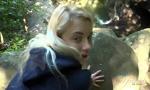 Bokep Online Blonde teen gets fucked and sucks cock in a forest hot