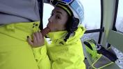 Bokep Hot Outdoor public blowjob in ski lift 4K period Two videos with amateur couple 3gp