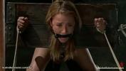 Video Bokep Blonde twenty years old slave Jessie Cox gets gagged and suspended with legs bent and open then pussy rough big dick fucked by master Steve Holmes online