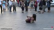 Download video Bokep Gagged and tied Spanish brunette slut Samia Duarte posing naked in public then big cock James Deen fucking her in various places around the city 2019