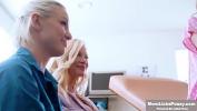 Video Bokep HD MILF lesbian couple accompanying their teen stepdaughter for an appointment with their gynecologist period After that comma they get horny and decide to have group sex period They start kissing each other and they lick their wet pussies in 