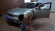 Bokep Sex A girl washes a car and then masturbates her ass mp4
