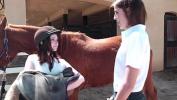 Download video Bokep HD Pretty Kara Price and her classmate Ally Evans enjoy pearls diving after lesson of horse riding