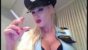 Download video Bokep Blonde mistress in police uniform dominates on cam