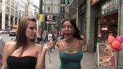 Bokep Online Hot big fake tits brunette slave Angelica Heart takes bondage tour of the city by Zenza Raggi and Harmony Rose then fucked in hidden places 3gp