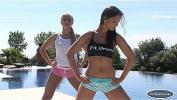 Nonton Bokep Blonde and Brunette babes exercise by the pool terbaru 2022