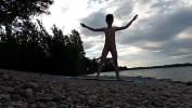 Nonton Bokep Skinny naturist twink practices naked yoga on a nudist beach 3gp