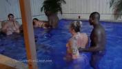 Video Bokep Hot BBW interracial 4some at a pool party 2023