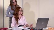 Bokep Online Office Girls in Glasses Mina von D and Irina Cage Eat Each Other Pussies Out Until Boss Came and Fucked Them Both terbaru