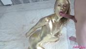 Download vidio Bokep HD Beauty in Gold Paint Sucks Cock and Fucks in Different Poses Laloka4you