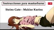 Bokep Sex Instrucciones para masturbarse con Makise del anime Steins Gate comma ella quiere tu semen para su laboratorio period 2019