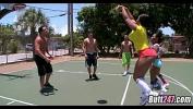 Film Bokep basketball game with sluts hot