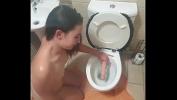 Vidio Bokep HD Toilet dildo slut gets slapped and drinks master apos s pee gratis