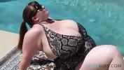 Video Bokep Hot lovely bbw poolside in Bikini shows off to next door neighbor online