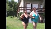Bokep 3GP Milf and mature BBW lesbians lick their cunts near by the lake gratis