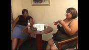 Film Bokep Hot black BBW sluts get their twats drilled by dildo on the couch mp4