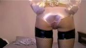 Bokep Online CD in red satin panties and white gloves gratis