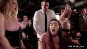 Download video Bokep HD Huge tits blonde mistress controls her slaves at orgy party who hard fucked and licked who hard fucked and licked 3gp online