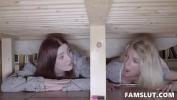 Nonton video bokep HD Brother Fucks Stuck Sis and mom