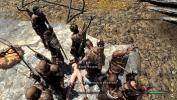 Nonton video bokep HD Bandits sell Skyrim girl to BDSM online