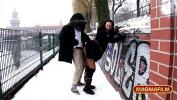 Nonton Bokep Online German Milf riding BBC in public in the snow of Berlin 3gp