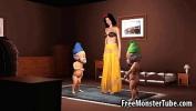 Bokep Full Hot 3D cartoon Snow White getting double teameded high 1 3gp online