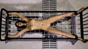 Bokep Gratis Girl stretched out on a metal cot and electrocuted period This is a 3D animation with no sound period