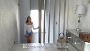 Film Bokep PASSION HD Brunette Slides Out Of Bathroom For Sex hot