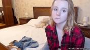 Bokep Full Petite blonde amateur teen in see through black bra chatting in private webcam show then waering shirt and posing in armchair in her bedroom terbaru