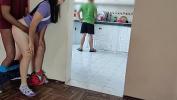 Bokep Hot MY HORNY FRIEND cleans the KITCHEN while I FUCK his WIFE on the other side 2019